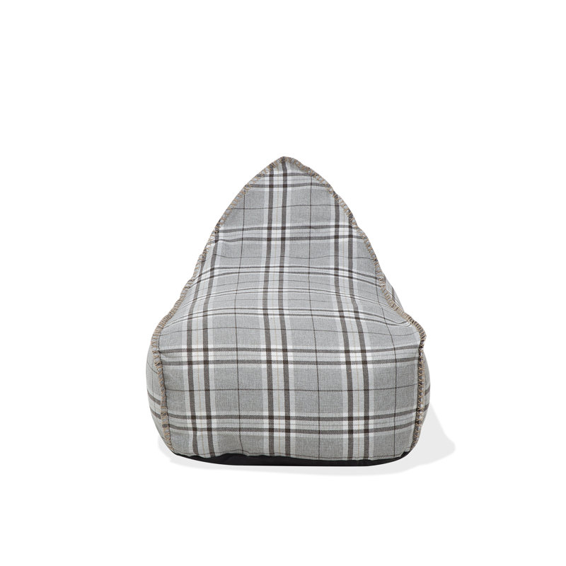 Refillable Bean Bag Chair & Lounger, Grey