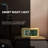 Bedroom Wooden Digital Alarm Clock Battery Powered With Smart Sensor Night Light, Temperature Detection, Snooze Function