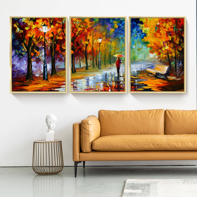 Moderne - ensemble de 3 pièces, H 16,5 po x l 36,5 po