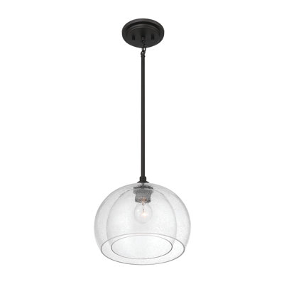 Glint 12" 1-Light Convertible Pendant/Semi-Flush Mount