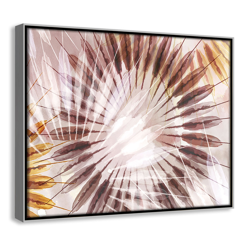 Danse des rayons II par Eva Watts, Argent, H 12,5 po x l 15,5 po