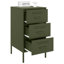 Bedside Cabinets 2 pcs 36x39x68 cm Steel-396062372