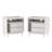 Gheorghe Solid Wood 2-Drawer Nightstands-55675000