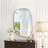 Huldrik Asymmetrical Irregular Bathroom Vanity Mirror | Stainless Steel Frame-884041317-898180403