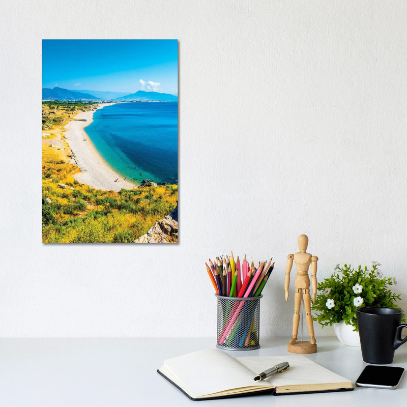 Mediterranean Sea by Nejdet Duzen - Wrapped Canvas Gallery-Wrapped Canvas Giclée, 20.32 cm H x 30.48 cm W