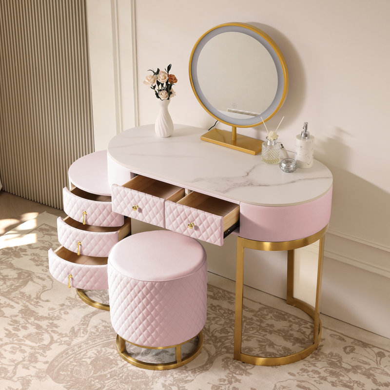 Coiffeuse Amnon, Rose