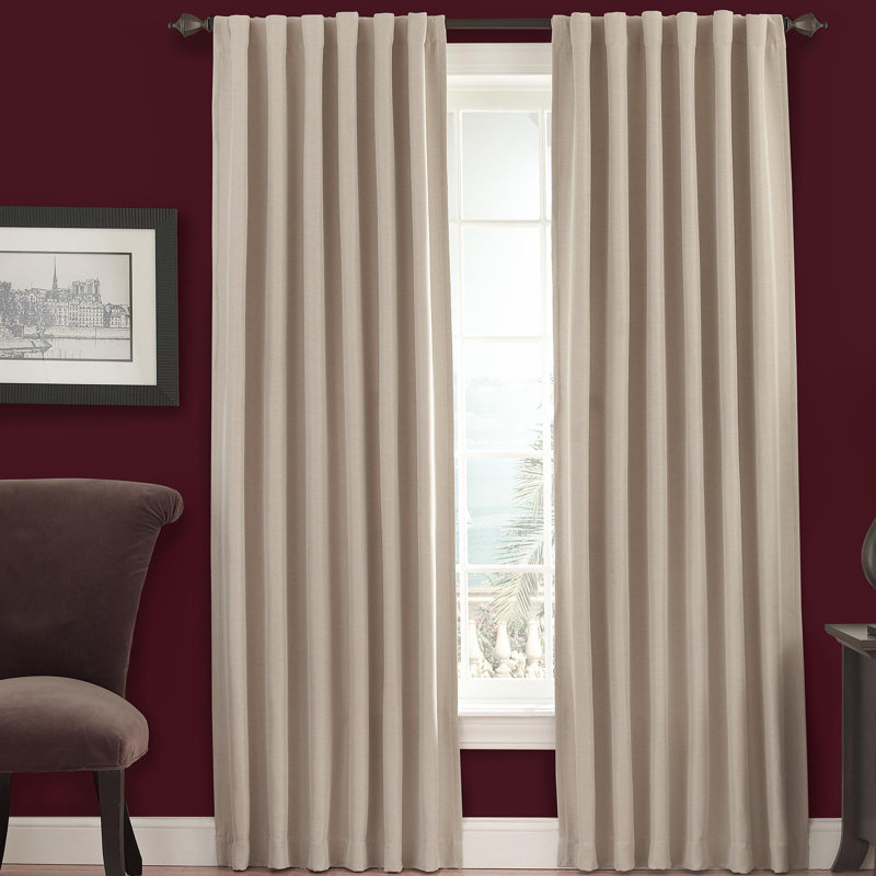 Fresno Blackout Curtain Single Panel, Wheat
