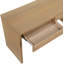 Console / bureau en bois massif et placage de chêne Fawcett-125376912