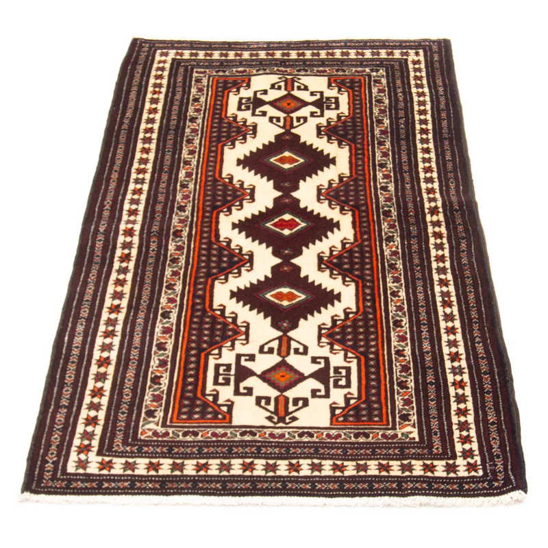 Tapis crème Royal Baluch 3 pi 5 po x 6 pi 2 po