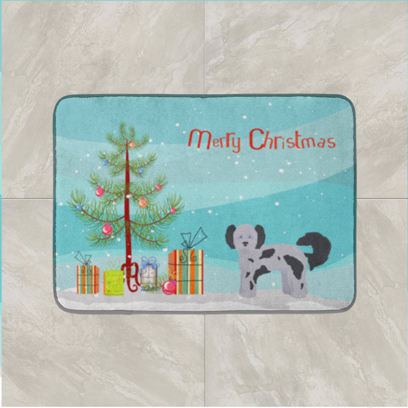 Tapis pour salle de bain chinois, Shih poo