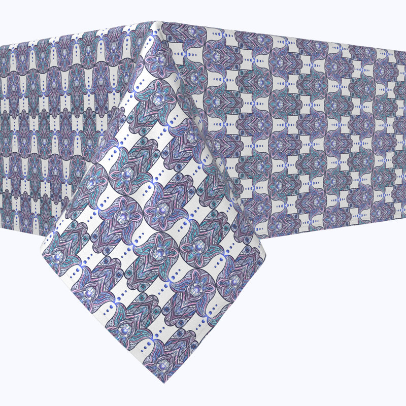 Faversham Geometric Square Tablecloth, 54" x 54"