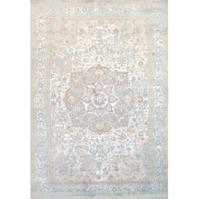 Tapis ivoire / bleu Legend