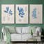Algues bleu marine VI-91887798-91887800