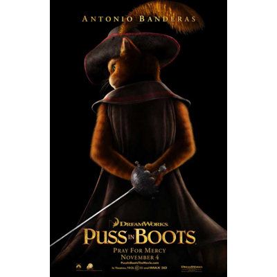 Puss In Boots - Unframed Advertisements