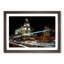 Nigh time in Madrid Spain in Abstract - Picture Frame Graphic Art Print-55724782-55724783