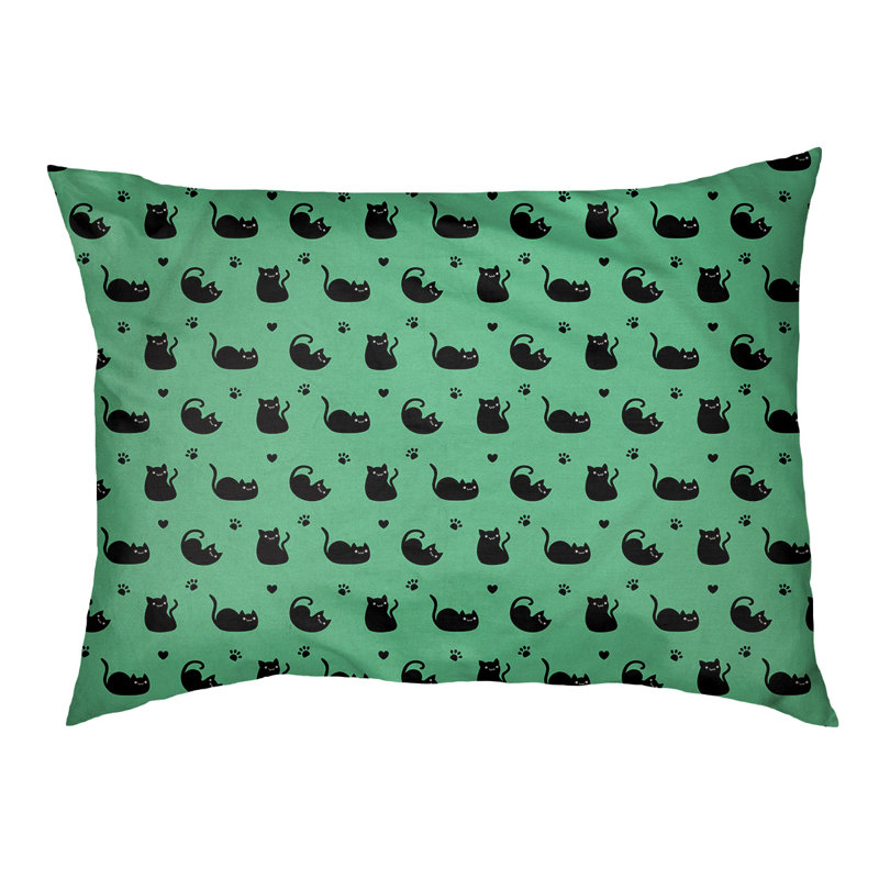 Coussin pour chien Byrge, Vert/noir, Moyen (l 29,5 po x P 19,5 po x H 9,5 po)