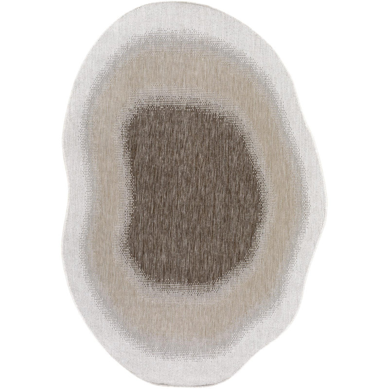Tapis tissé à la machine Skiles, Nouveauté 5 pi 3 po x 6 pi 11,9 po