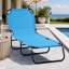 Chaise longue de piscine pliante Outsunny, dossier inclinable à 5 niveaux pour un confort et une polyvalence ultimes, idéale pour la plage, la cour et le patio-1917218385-1917218387