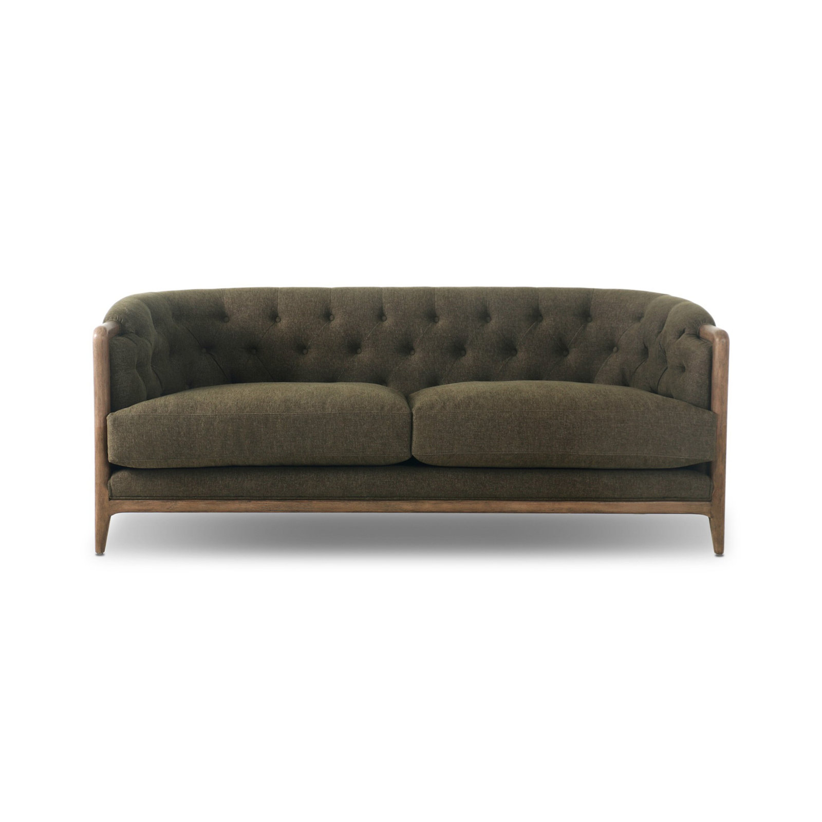 Colten 91'' Upholstered Sofa, 29.75" H x 78" W x 36" D, Sutton Olive