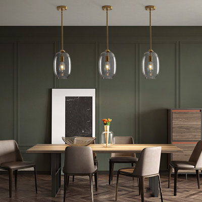1 - Light Single Teardrop Pendant Light