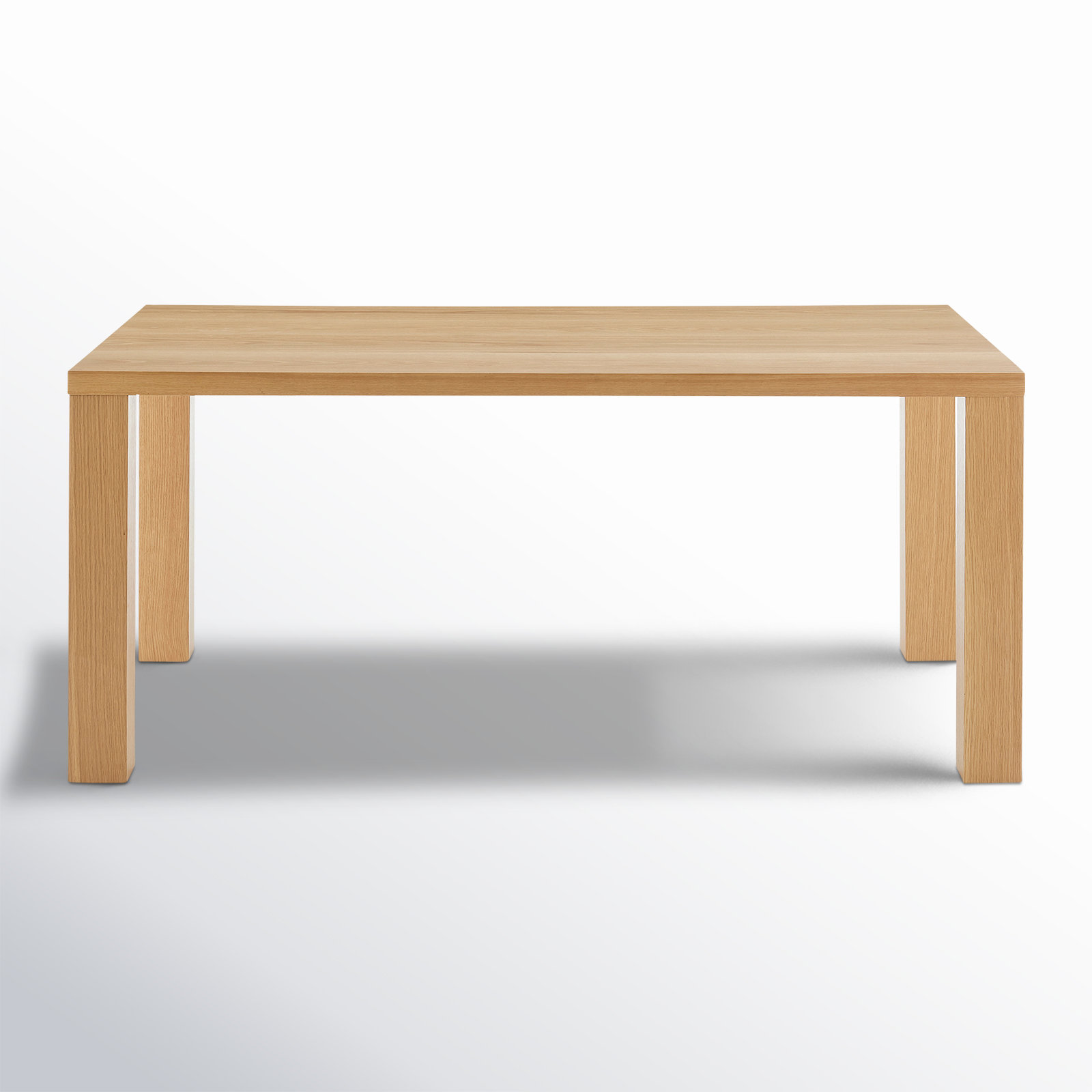 Carson Dining Table, 29" H x 84.3" L x 36.2" W, Oak