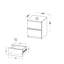 Creagh 40cm W Bedside Table-71466649