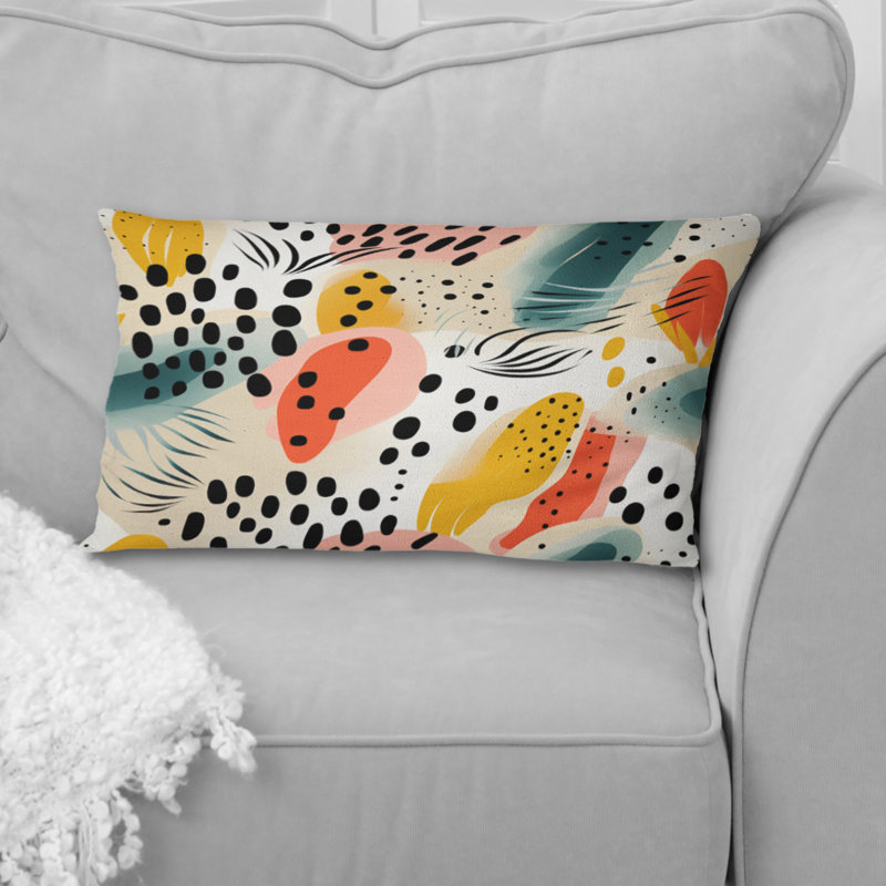  Housse de coussin rectangulaire en polyester