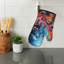Water Landscape Oven Mitt Cotton Twill