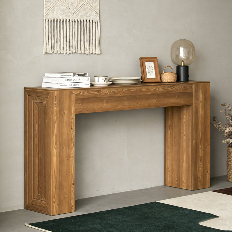 Rustic Sofa Hallway Table with Stable Legs