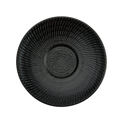 Urban Black Saucer 5 7/8 In By Luzerne (Case Of 48) (Porcelain)