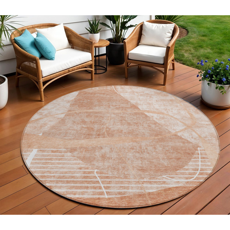 Tapis rond rond 8 po