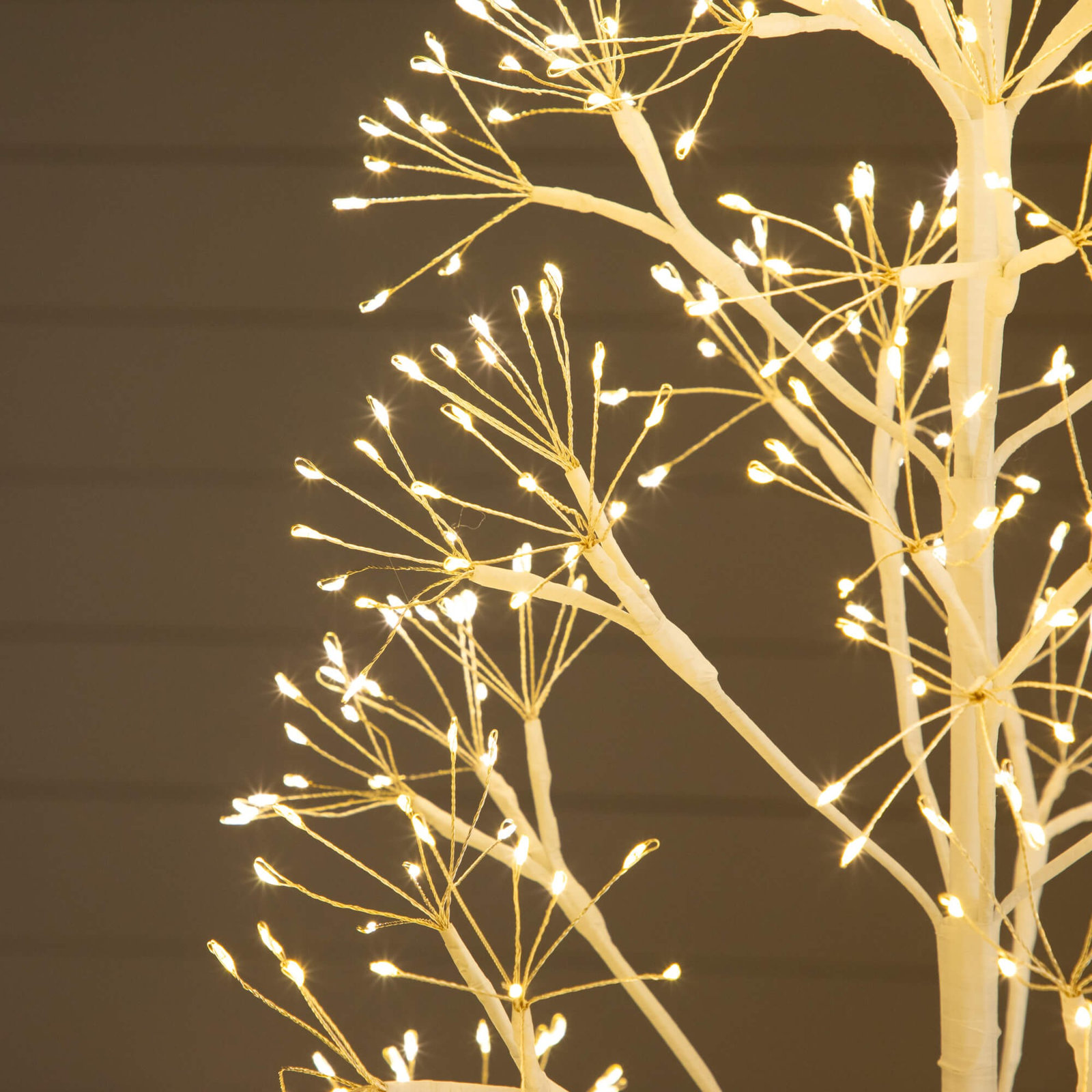 White 6' Pre-Lit Tree, 6" H x 35" W x 24" D