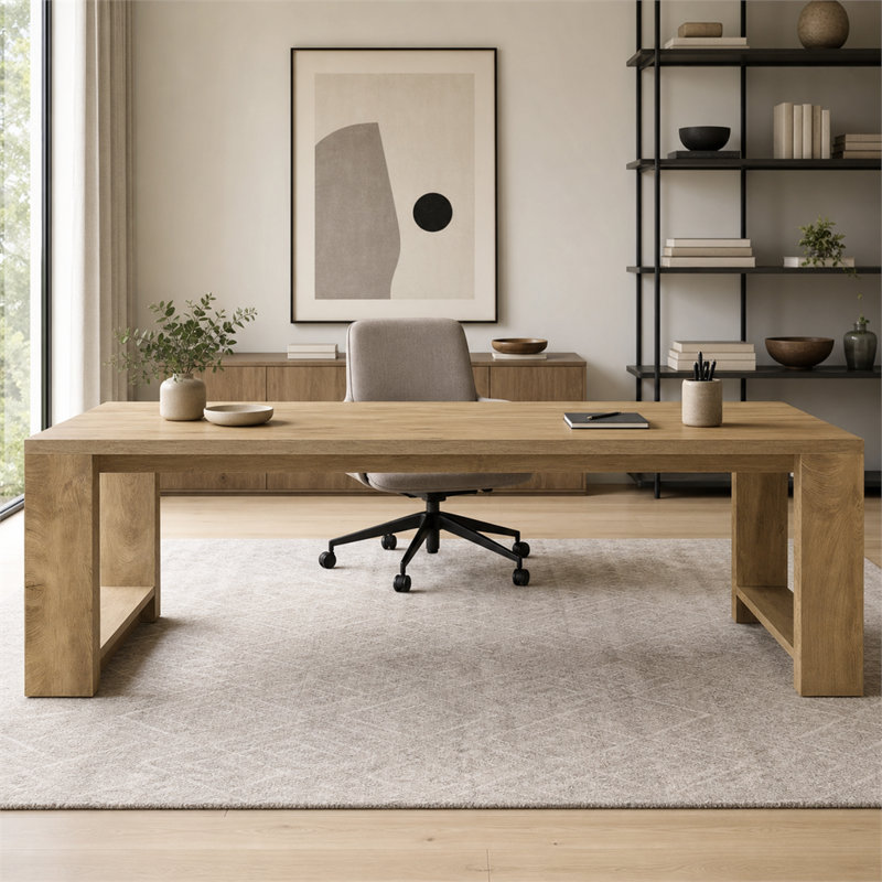 Bureau d'ordinateur pour deux personnes, table de conférence