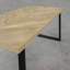 Anacortes Oak Metal Base Dining Table-437683931-437683932