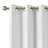 Jimmy Boho Faux Linen 100% Blackout With Liner Grommet Curtain Pair-105716216-105716217