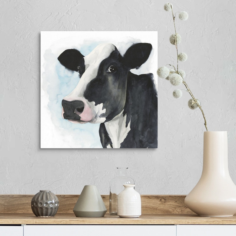Art mural sur toile Farmhouse Friend I, Toile tendue, H 16 po x l 16 po x P 1 po
