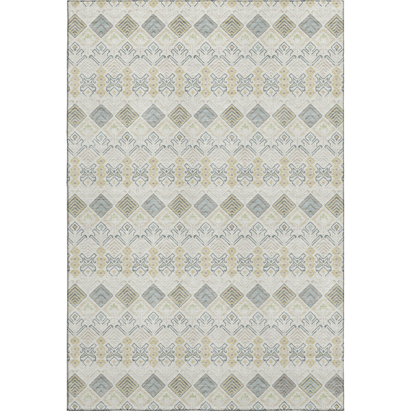 Tapis de qualité supérieure lavable à la machine Mayfield AMF2487, Ivory, 3' x 5'