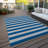 Stalcup Washable Striped Indoor / Outdoor Rug-1471821398