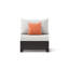 Chaises d'extérieur sans accoudoirs 2 pièces Deco Sunbrella - Corail moulé-118058618