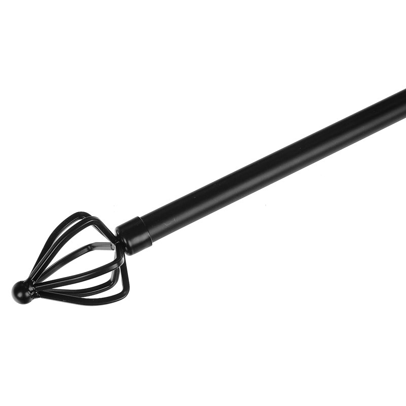 Tringle à rideaux simple apex drap Derouen, H 2,5 po x l 3,5 po x P 28 po