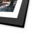 Cityscape with Typography in Relief - Framed Matted Print