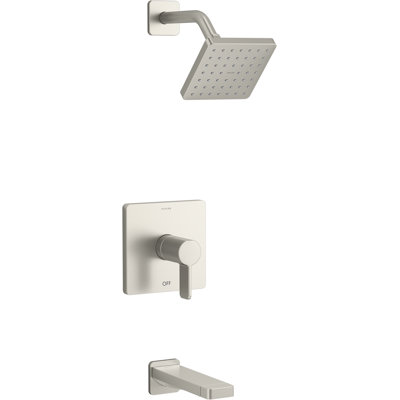 Parallel Pressure Balanced Tub and Shower Faucet
