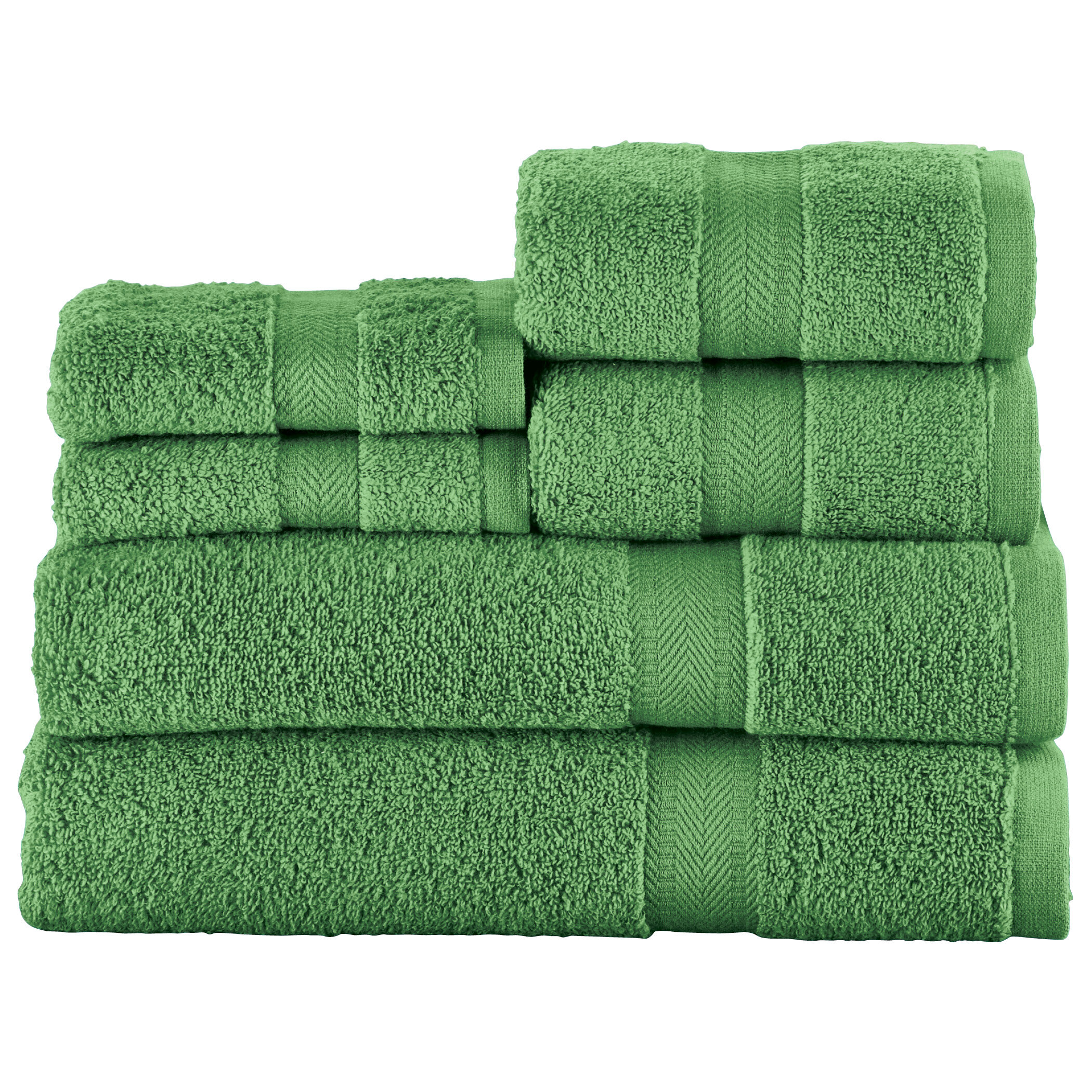 Latitude Run® Brooke-Louise 6 Piece 100% Cotton Towel Set & Reviews ...