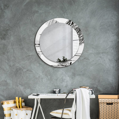 Huldar Glass Flat Wall Mirror