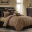 Clifton Woven Twill Plaid Brown/Green/Cream 100% Cotton Western Comforter Set-557385128