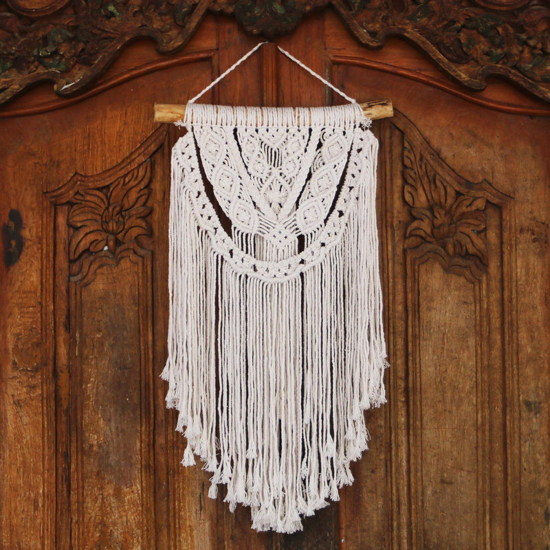 Tegalalang Hand Woven Cotton Wall Hanging