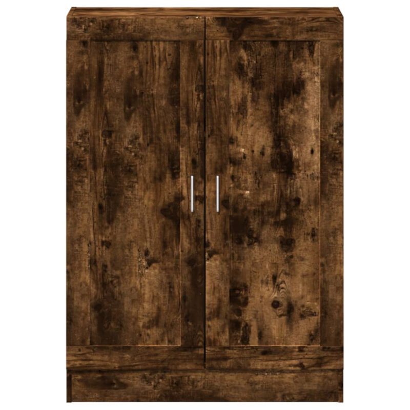 Palembang 115cm H x 82.5cm W Standard Bookcase, Smoked Oak