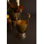  Decorative Metal Taper Holders with Planter Base Gold Finish 14" H, Set of 2