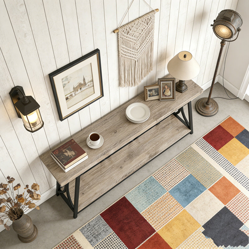 Console Pierz, Gris / Noir