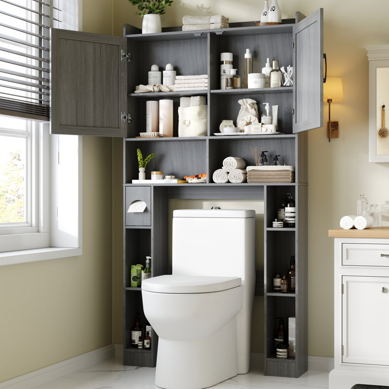 Over The Toilet Storage Cabinet, Wash Gray